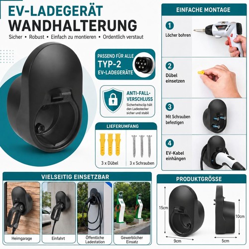 Wallbox ladekabel halterung - wallbox,
